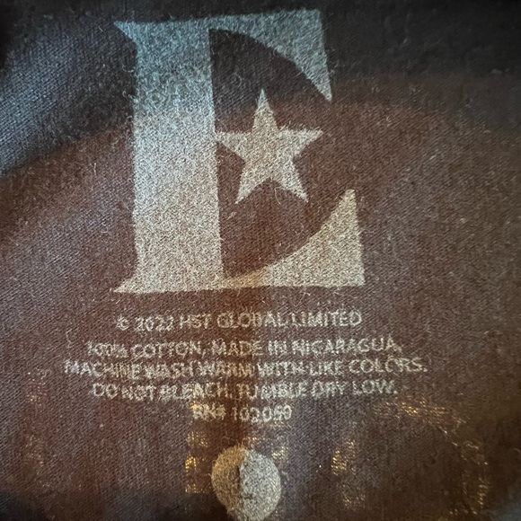 Elton John farewell yellow brick road tour 2022 Black Graphic T-Shirt, concert - Picture 3 of 5